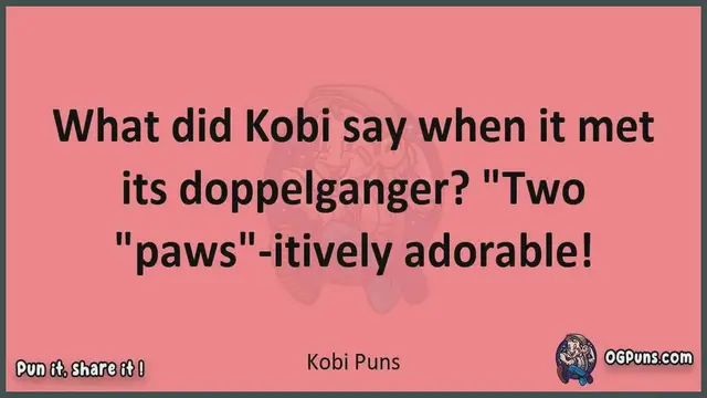 Video thumbnail for Kobi - Jokes, Puns, Wordplays, and Laughter