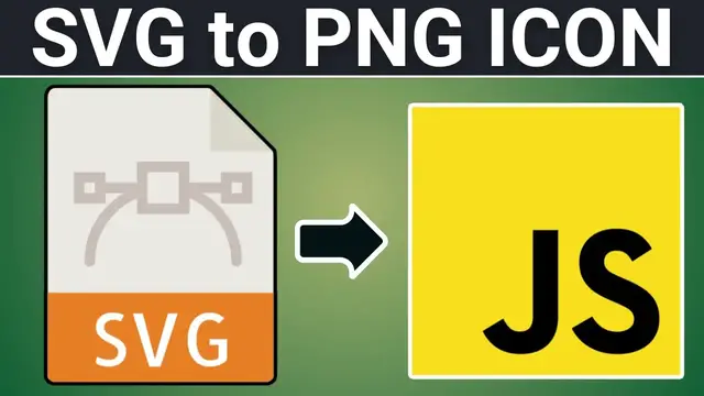 Video thumbnail for Build a SVG Image Resizer Web App to Resize & Export to PNG Image Icon in Browser Using Javascript