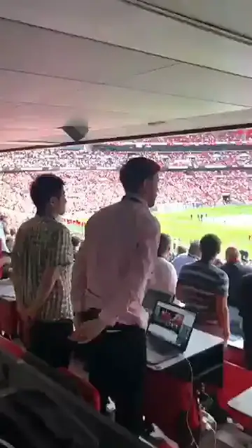Video thumbnail for Liverpool fans BOO national anthem at Wembley