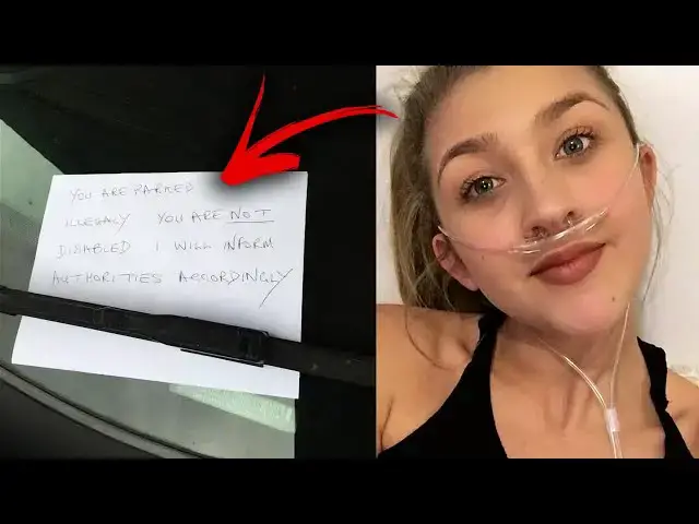 Video thumbnail for Girl Parks In Handicap Spot, Amazed When She Sees The Note Left On Her Windshield