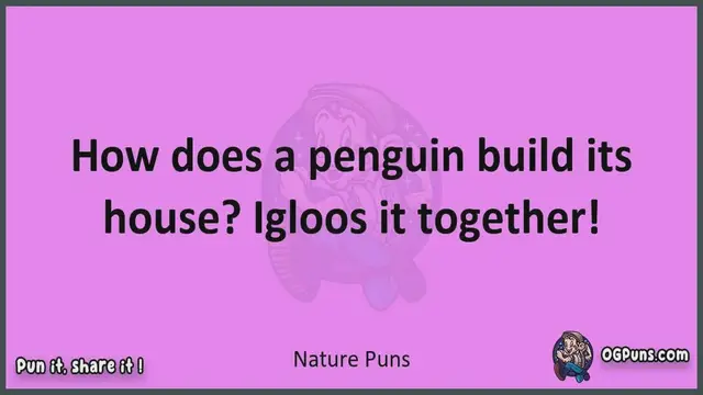 Video thumbnail for Nature - Jokes, Puns, Wordplays, and Laughter