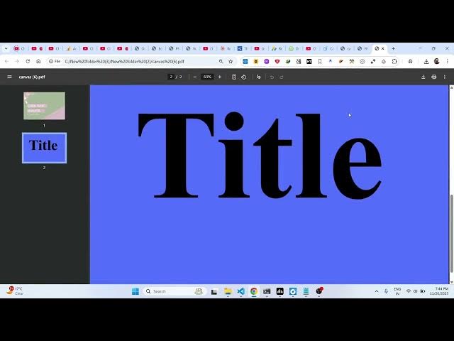 Video thumbnail for Earn $1000 with Vue Canva Clone (jsPDF, Fabric.js, Html2Canvas, TypeScript, SaaS Tool)