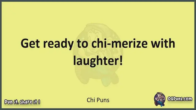 Video thumbnail for Chi - Jokes, Puns, Wordplays, and Laughter
