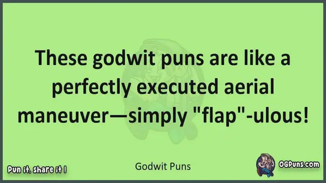 Video thumbnail for Godwit - Jokes, Puns, Wordplays, and Laughter
