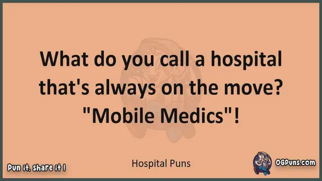 Video thumbnail for Hospital - Jokes, Puns, Wordplays, and Laughter