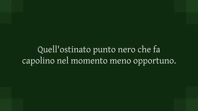 Video thumbnail for Come Togliere un Punto Nero Incistato – La Guida Completa