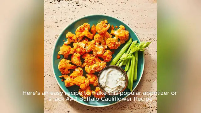 Video thumbnail for buffalo cauliflower recipe