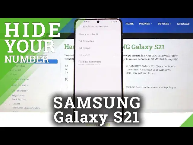 'Video thumbnail for How to Show or Hide Caller ID in SAMSUNG Galaxy S21 – Make Phone Number Private'