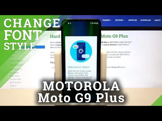'Video thumbnail for How to Change Font Style in Motorola Moto G9 Plus - Set Up Text Style'