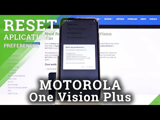 'Video thumbnail for How to Reset App Preferences in MOTOROLA One Vision Plus - Restore Default Preferences'