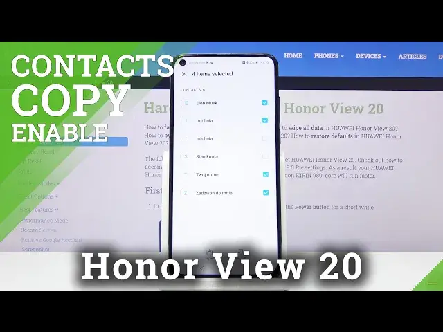 Video thumbnail for How to Copy Contacts in Honor View 20 – Import Contact List