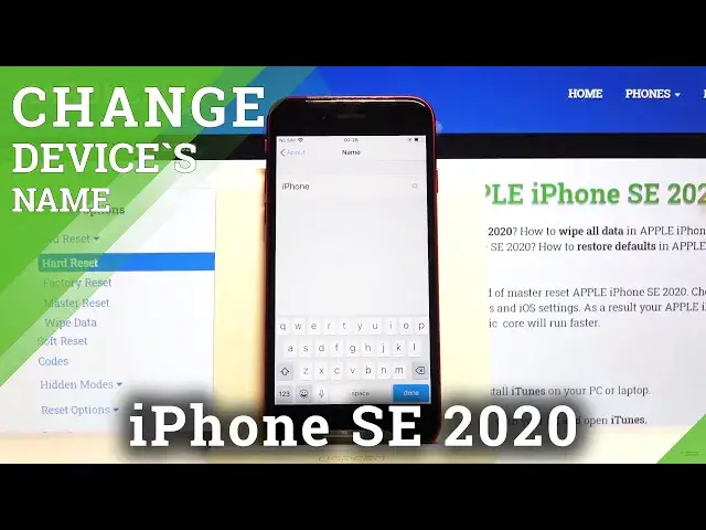 'Video thumbnail for How to Change Device Name on iPhone SE 2020 – Renaming'