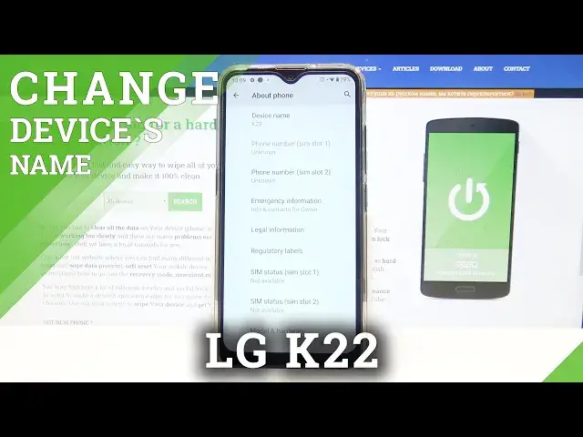 'Video thumbnail for How to Change Device Name on LG K22- Set a New Device Name'