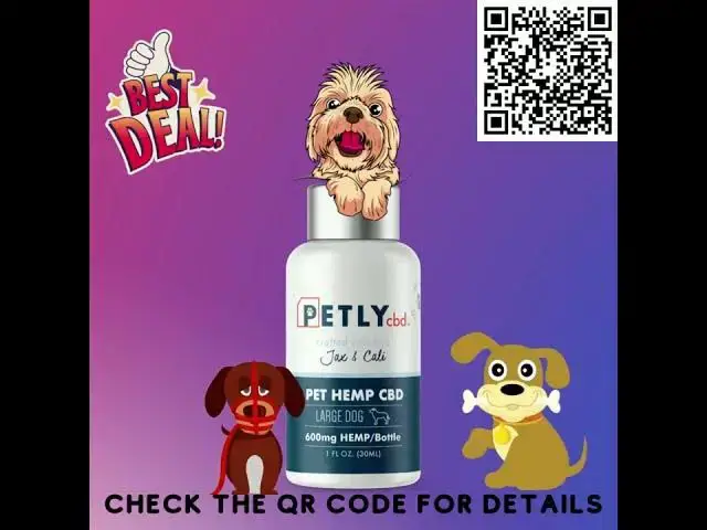 Video thumbnail for @PETLY cbd (Pet Hemp CBD Oil for Large Dogs 600mg)