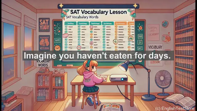 Video thumbnail for 5000 Must Know SAT Vocabulary - Ravenous: More Than Just Hungry - SAT Vocabulary Boost