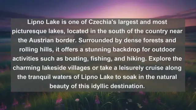 Video thumbnail for Unveiling Czechia's Natural Splendor: Top 10 Famous Lakes in Czechia