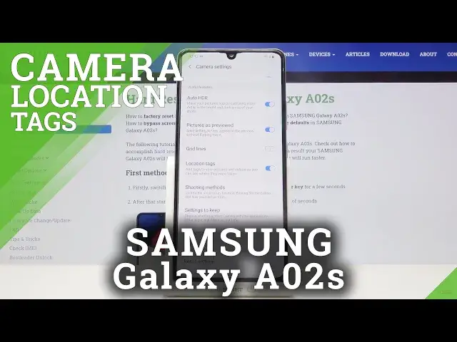 'Video thumbnail for How to Enable Camera Location Tags in SAMSUNG Galaxy A02s'