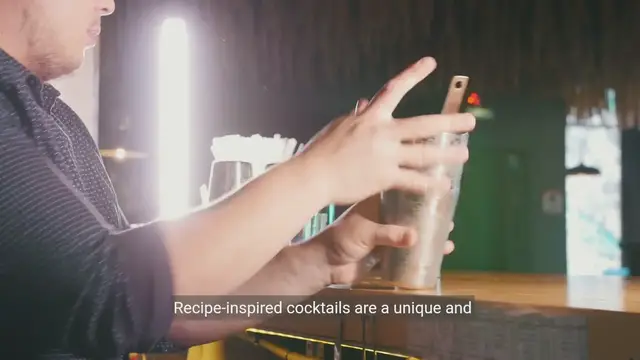 'Video thumbnail for Recipe-Inspired Cocktails: Crafting Drinks Based on Your Favorite Meals'