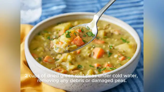 Video thumbnail for pea soup recipe
