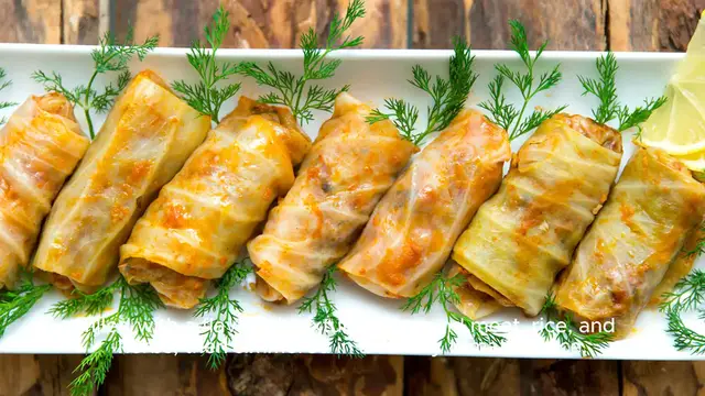 Video thumbnail for Stuffed cabbage recipe