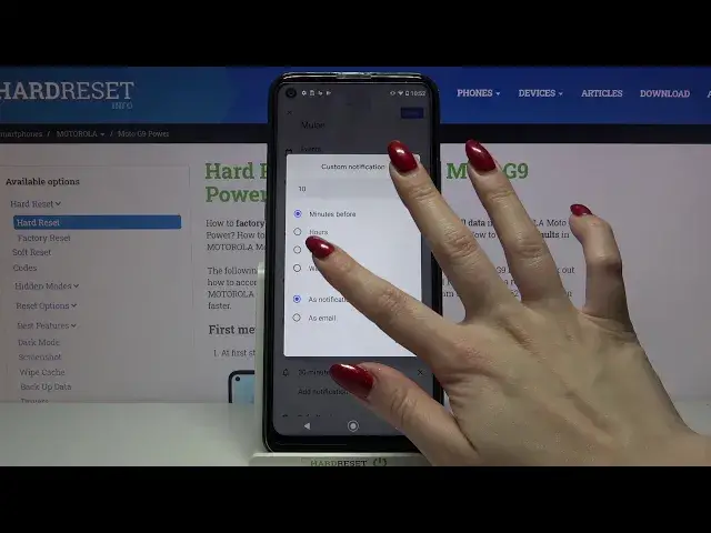 Video thumbnail for Calendar App in MOTOROLA Moto G9 Power - Add new Event