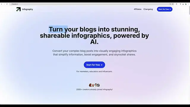 Video thumbnail for Infography Review How to Create Infographics in One Click!