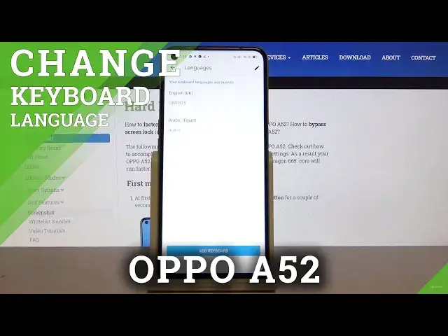 Video thumbnail for How to Change Keyboard Language in OPPO A52 – Find Language List