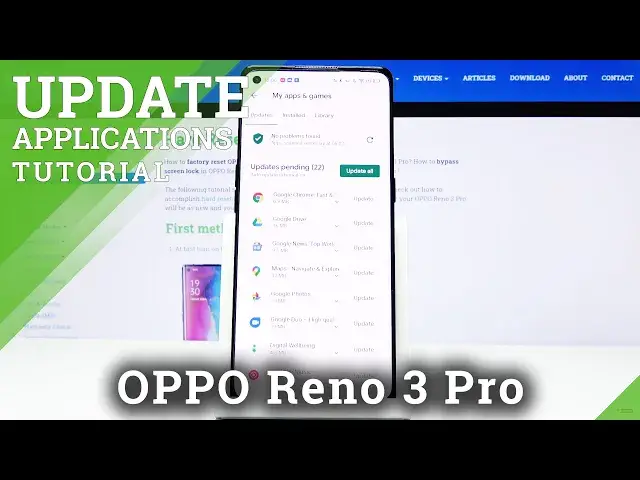 Video thumbnail for How to Update Apps in OPPO Reno 3 Pro – Install Newest App Version