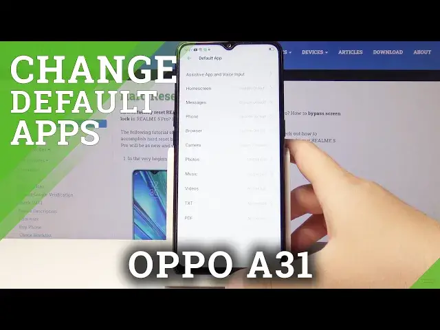 'Video thumbnail for How to Change Default App in OPPO A31 2020 – Default App Settings'