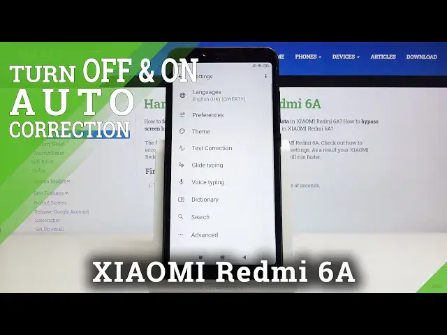 Video thumbnail for How to Enter Text Correction Settings in XIAOMI REDMI 6A – Typing Options