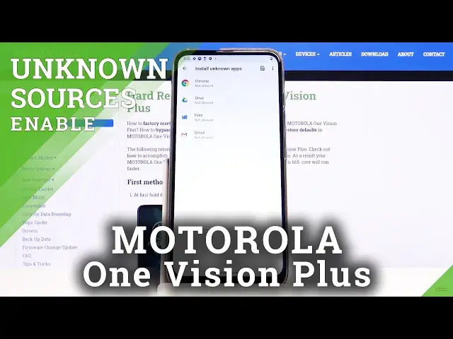 Video thumbnail for How to Allow Unknown Sources in MOTOROLA One Vision Plus – Allow Installation