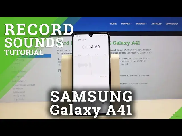 'Video thumbnail for How to Record Sounds in SAMSUNG Galaxy A41 – Sound Recorder'