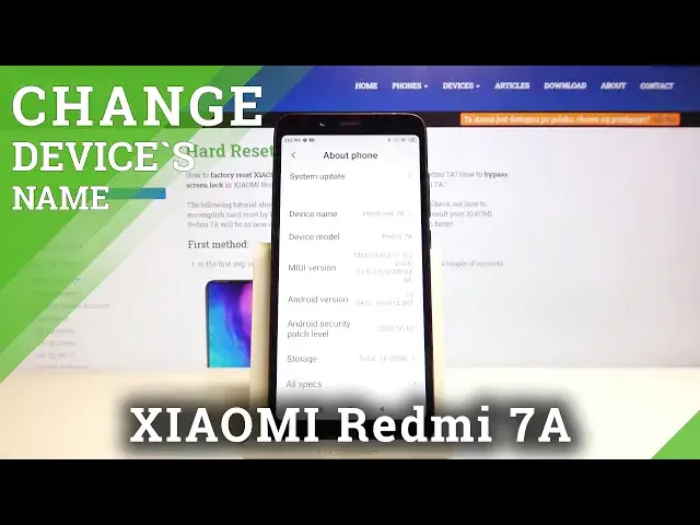 'Video thumbnail for How to Change Device’s Name in XIAOMI Redmi 7A – Rename Device'
