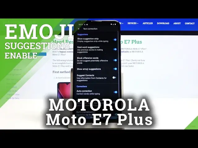 'Video thumbnail for How to Allow Emoji Suggestions in MOTOROLA Moto E7 Plus – Show Predictive Emoji'