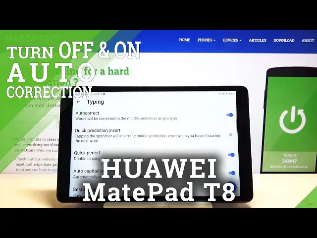 Video thumbnail for How to Enter Auto Correction Options in HUAWEI MatePad T8 – Predict Words