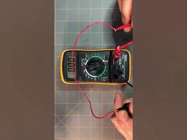 Video thumbnail for Testing for Continuity Using a Multimeter
