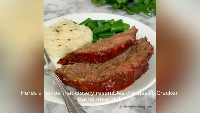 Video thumbnail for cracker barrel meatloaf recipe