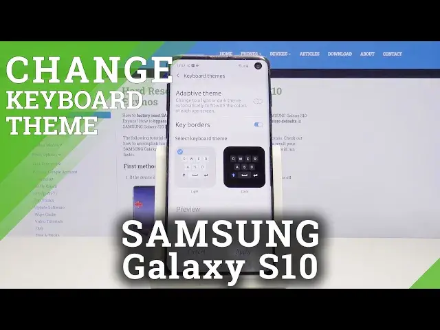 'Video thumbnail for How to Change Keyboard Theme on SAMSUNG Galaxy S10 – Personalize Keyboard'