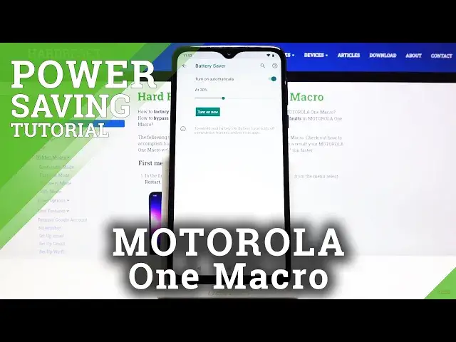 'Video thumbnail for How to Activate Power Saving Mode in MOTOROLA One Macro – Turn On Power Saving Mode'