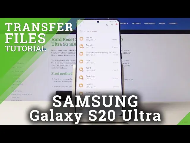 Video thumbnail for How to Transfer Files in SAMSUNG Galaxy S20 Ultra – Move Data
