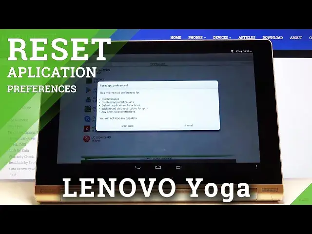 'Video thumbnail for How to Reset App Preferences in LENOVO Yoga – Delete App Settings'