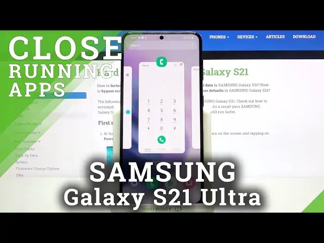 'Video thumbnail for How to Close Running Apps in SAMSUNG Galaxy S21 – Disable All Running Apps'