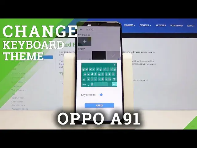 'Video thumbnail for How to Change Keyboard Theme in OPPO A91 – Adjust Keyboard Look'