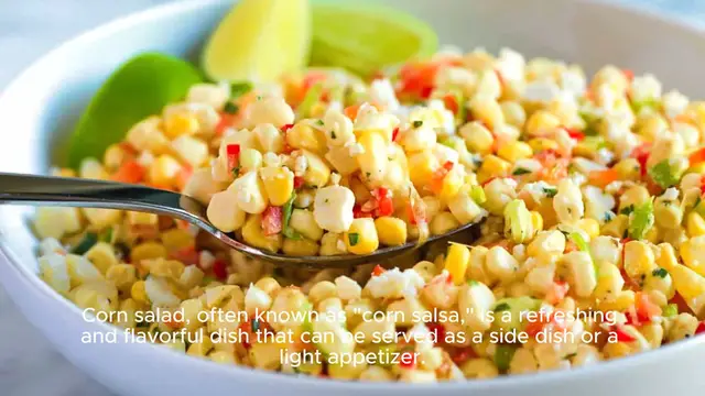 Video thumbnail for Corn salad recipe