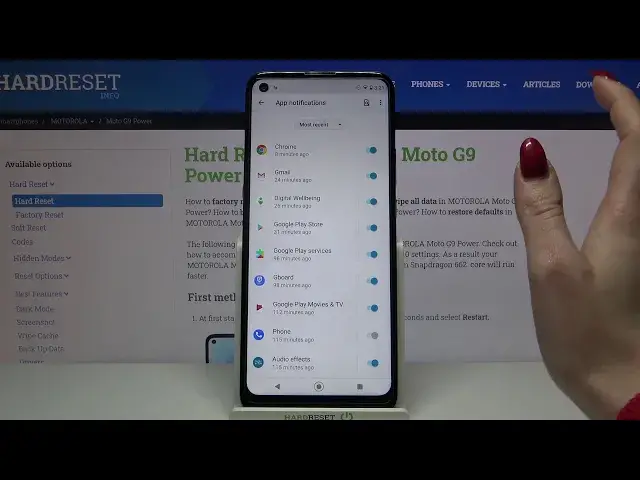 'Video thumbnail for MOTOROLA Moto G9 Power Notification Settings – Manage Notification Options'