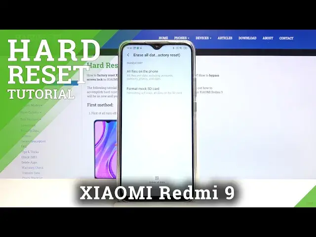 'Video thumbnail for How to Factory Reset XIAOMI Redmi 9 – Erase All Content & Settings'