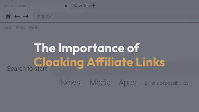 Video thumbnail for The Importance of Cloaking Affiliate Links