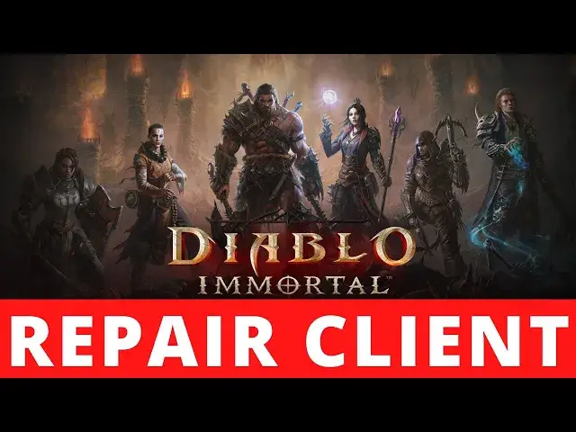 Video thumbnail for Diablo Immortal - How To Repair Client