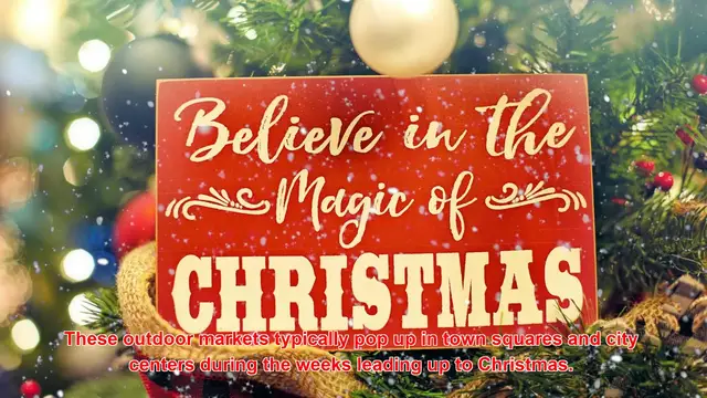 Video thumbnail for How Do Christmas Markets Contribute To The Holiday Spirit?
