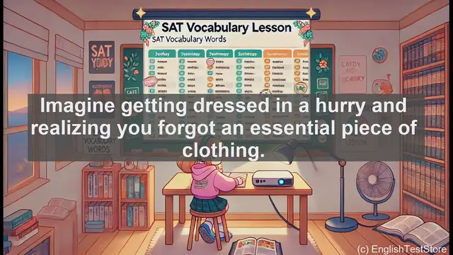 Video thumbnail for 5000 Must Know SAT Vocabulary - Understanding 'Undergarment': SAT Vocabulary Explained